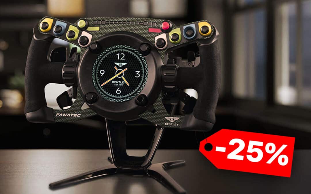 Fanatec Bentley GT3 Lenkrad für -25%, nur bis zum 18. Juli