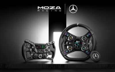 MOZA Gamescom 2026: Lenkräder von Mercedes und Ford, MotoGP-Motorräder und KI